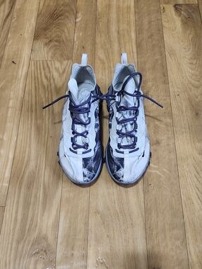 Nike Men's White and Black Marble-Pattern Sneakers